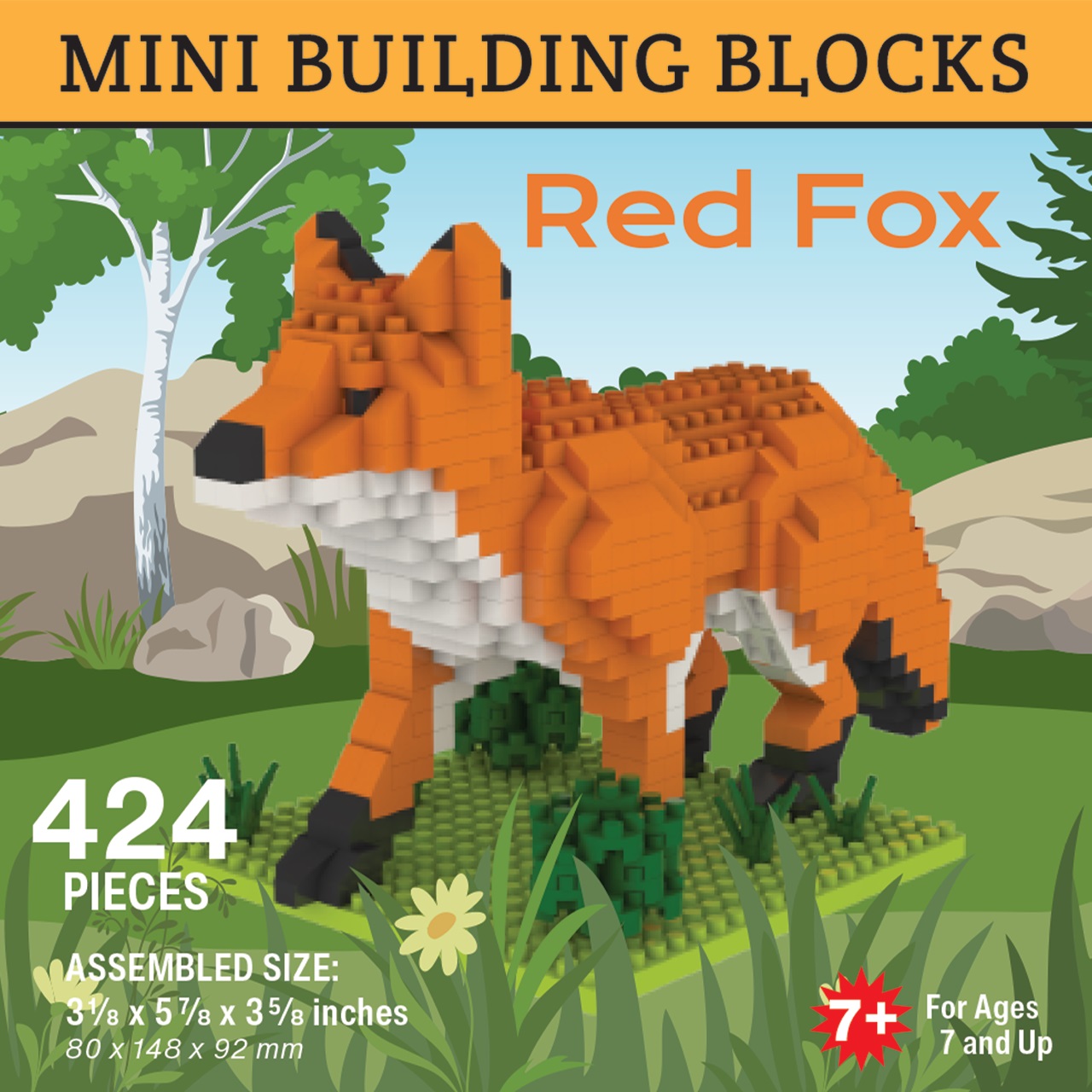 Building Blocks Red Fox